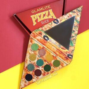 Glamlite Cosmetics Veggie Lovers Pizza Slice 10 Shade Toppings Eyeshadow Palette